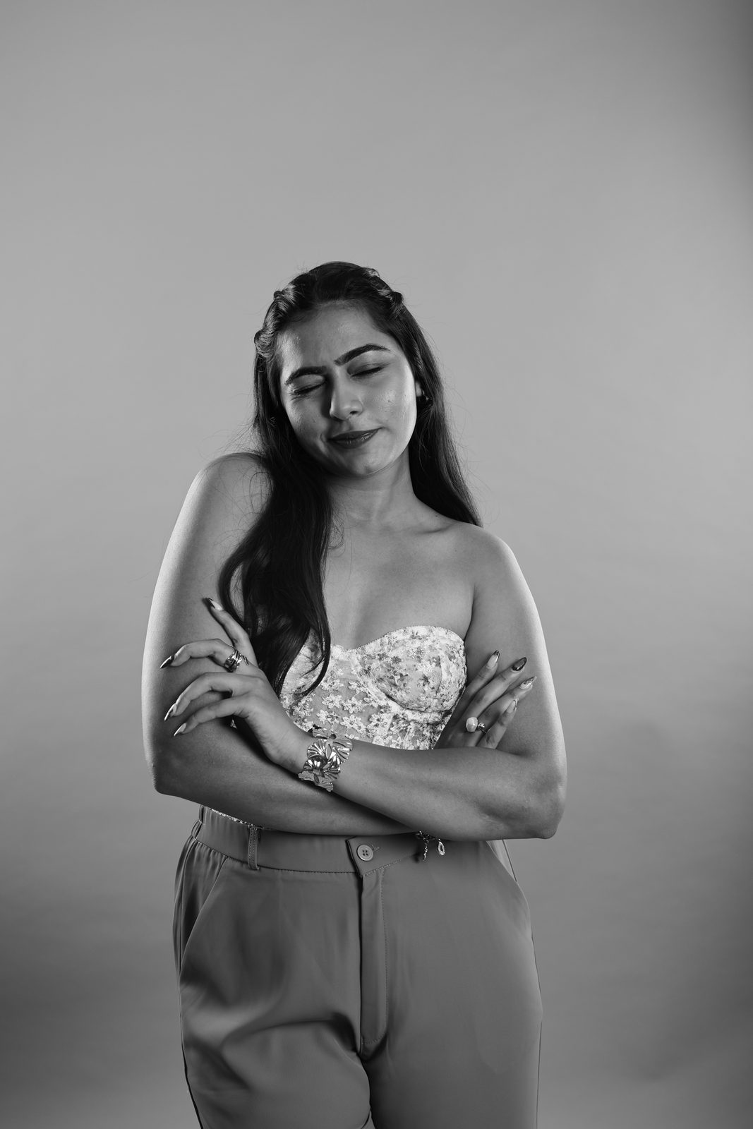 Studio Model Shoot by Max Media Academy student