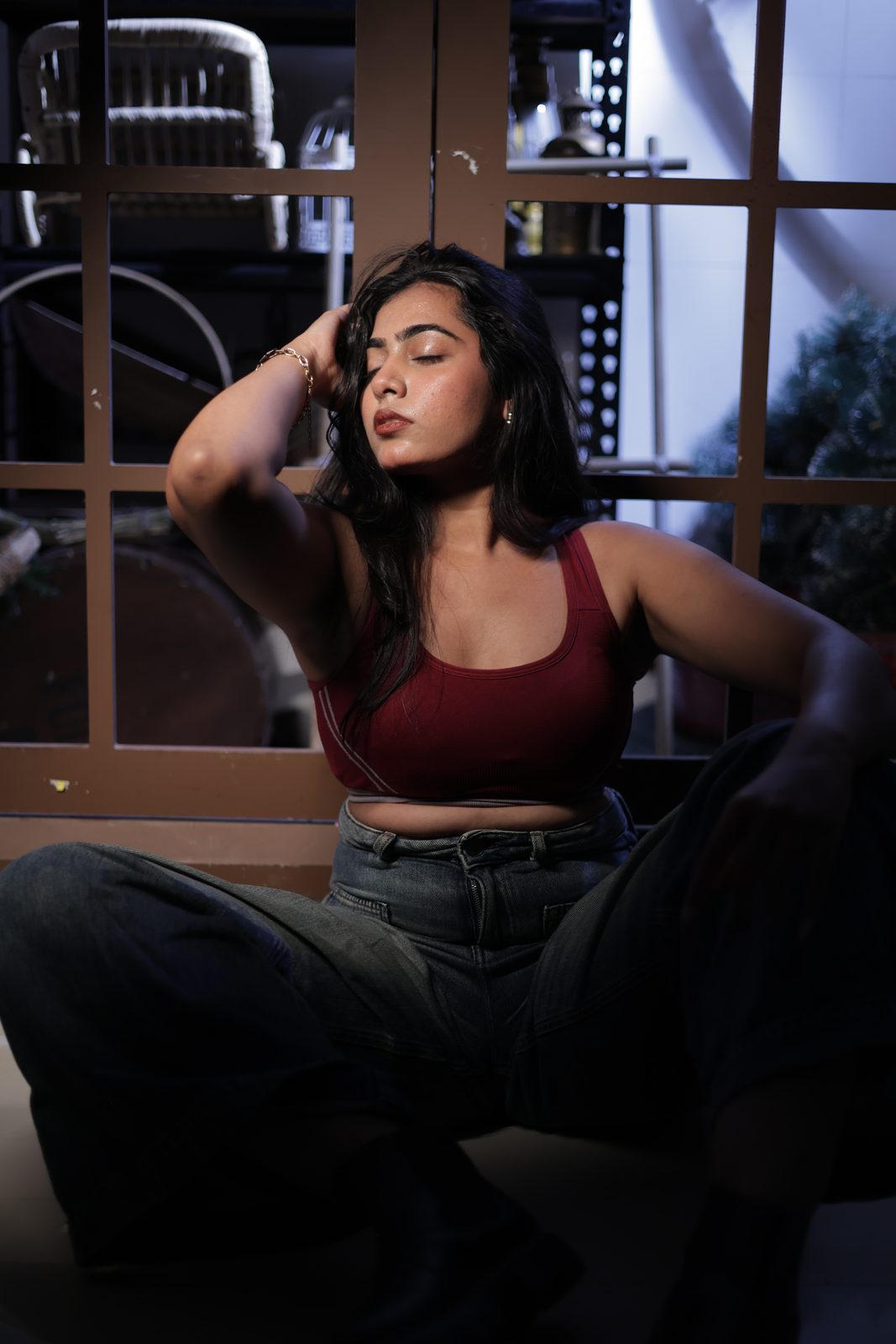 Studio Model Shoot by Max Media Academy student